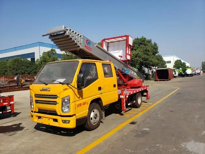 烟台福山附近云梯车出租 砂石搬运